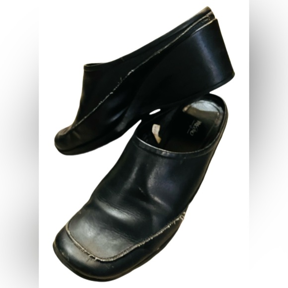 Vintage Mossimo Leather Mules - Picture 1 of 3